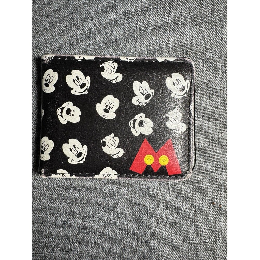 Buckle-Down Men's Bi-fold Wallet -  Disney Mickey Mouse Print